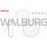 Otoco Volkswagen Polo (6n1) 1.4 94-99 / Polo (6n2) 1.4 99-01 Fren Kampanası Arka 4 Delik 1j0 698 451 N