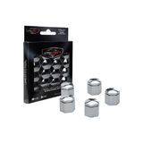Otocraft 17 mm Krom Bijon Kapağı 20 Adet Kolay Montaj için Uygun ABS Malzeme