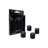Otocraft 17 mm Siyah Bijon Kapağı ABS Malzemeden Üretilmiş 20 Adet Kolay Montaj Seti