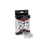 Otocraft 17MM ABS Krom Bijon Kapağı - Tüm Araçlarla Uyumlu, Kolay Montaj, 20'li Paket