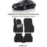Otocraft Mercedes Cls 250 Cdı C218 (2011-2018) Araca Özel 3D Havuzlu Eva Oto Paspas Full Set 5 Parça - Siyah
