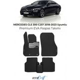 Otocraft Mercedes Cls 300 C257 (2018-2023) Araca Özel 3D Havuzlu Eva Oto Paspas Full Set 5 Parça - Siyah