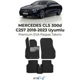 Otocraft Mercedes Cls 300D C257 (2018-2023) Araca Özel 3D Havuzlu Eva Oto Paspas Full Set 5 Parça - Siyah