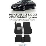 Otocraft Mercedes Cls 320 Cdı C219 (2005-2010) Araca Özel 3D Havuzlu Eva Oto Paspas Full Set 5 Parça - Siyah