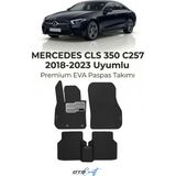 Otocraft Mercedes Cls 350 C257 (2018-2023) Araca Özel 3D Havuzlu Eva Oto Paspas Full Set 5 Parça - Siyah