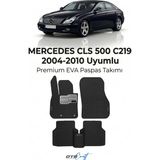 Otocraft Mercedes Cls 500 C219 (2004-2010) Araca Özel 3D Havuzlu Eva Oto Paspas Full Set 5 Parça - Siyah