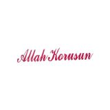 Otohousse Allah Korusun Yazılı Oto Sticker Kırmızı 14x3cm
