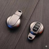 Otohousse Mini Cooper-S Uyumlu Smart 3 Buton Silikon Oto Anahtar Kumanda Kabı Kılıf Gri