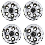Otokap Universal Peugeot Boxer 5 Bijon Krom Kaplama Jant Göbeği 4 Lü Takım Jant Göbek Kapağı Uyumlu Set