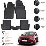 OtoLine Opel Corsa E 2016 3D Havuzlu Paspas Otl - Gri - Siyah