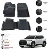 OtoLine Toyota Corolla Cross 2026 3D Havuzlu Paspas Otl - Gri - Siyah