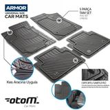 Otom Armor Series Universal Havuzlu Paspas Siyah