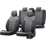 Otom Audi A4 2004-2008 Özel Üretim Milano Design Füme - Siyah Koltuk Kılıfı