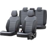 Otom Fiat 500 L 2013-2018 Özel Üretim İstanbul Design Füme - Siyah Oto Koltuk Kılıfı