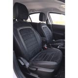 Otom Fiat Egea Cross 2020 Sonrası Araca Özel Koltuk Kılıfı London Design Siyah Siyah Füme - Siyah - Füme