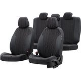 Otom Hyundai Accent 1995-1999 Özel Üretim Tokyo Design Tay Tüyü Siyah - Beyaz Oto Koltuk Kılıfı