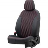 Otom Opel Astra G 1998-2009 Özel Üretim Tokyo Design Deri Siyah - Kırmızı Oto Koltuk Kılıfı