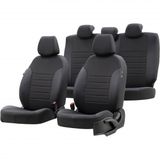 Otom Peugeot 206 2010-2012 Özel Üretim Koltuk Kılıfı Paris Design Füme - Siyah
