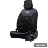 Otom Rsx Diamond Koruyucu Taytuyu Oto Koltuk Minderi Siyah-Gri