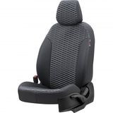 Otom Suzuki Swift 2004-2010 Özel Üretim Tokyo Design Deri Siyah - Beyaz Oto Koltuk Kılıfı