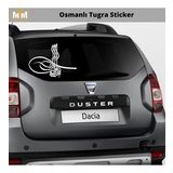 Otomarketin 15 cm Osmanlı Tuğra Oto Sticker