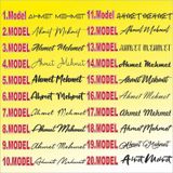 Otomarketin Otomarketin Size Özel İsim İmza Araba Cam Etiketi Oto Sticker