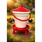 Otomatik 23 Litre Kova Şamandıralı Ayaklı Tavuk-Kaz Suluk (Üstten Dolum)