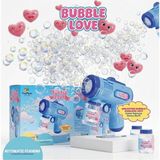 Otomatik Baloncuk Makinesi Pilli Köpük Tabancası Sızdırmaz Tasarım Bubble Gun Mavi