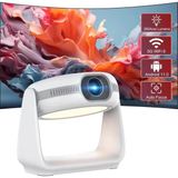 Otomatik Focus Yüksek Lümen Tam Yüksek Çözünürlüklü 3D Desteği LCD Android Wifi Bluetooth 4K Projeksiyon Cihazı