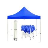 Otomatik Gazebo Çardak 240 X 240 Cm Tente Teras Bahçe Kamelyası Gölgelik Mavi Mavi
