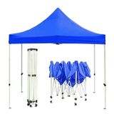 Otomatik Gazebo Çardak 240 X 240 Cm Tente Teras Bahçe Kamelyası Gölgelik Mavi