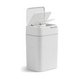 Otomatik Hareket Sensörlü Çöp Kovası, Banyo Çöp Kovası, Çocuk Odası Çöp Sepeti, Çöp Kutusu, (2 adet 1.5 V AA pil, piller pakete dahil değildir) - (18 Litre)