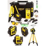 Otomatik Hizalama 16 Köşe 360° Yeşil Lazer Çizgi Hizalama Terazi Çantalı Tripod Ayak Hediye Full Set