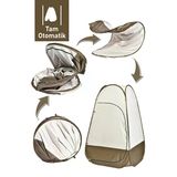 Otomatik Kamp Çadırı -Kabin Çadır - Duş / Giyinme / Kamp Tuvalet Çadırı 115X115x190