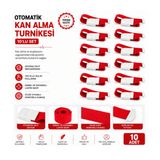 Otomatik Kan Alma Turnikesi 10'lu Set