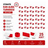 Otomatik Kan Alma Turnikesi 25'lİ Set