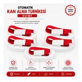 Otomatik Kan Alma Turnikesi 5'li Set