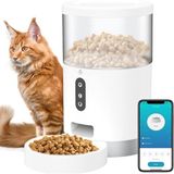 Otomatik Kedi Mama Kabı - 4 Litre Geniş Hazneli Mama Kabı, Ses Kaydı ve Seslenme Özelliği, Wif - Çok Renkli