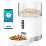 Otomatik Kedi Mama Kabı - 4 Litre Geniş Hazneli, Ses Kaydı ve Seslenme Özelliği, Wifi Bağlantısı, Zamanlayıcılı, Porsiyon Ayarlama, App Kontrollü Akıl