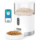 Otomatik Kedi Mama Kabı, 4 Litre Geniş Kapasiteli, Ses Kaydı ve Seslenme Özelliği, Wifi Bağlantısı, Zamanlayıcılı, Porsiyon Ayarlama, App Kontrollü Ot