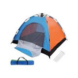 Otomatik Kurulumlu Kamp Çadırı 6 Kişilik 220x250x150 Cm Çok Renkli