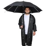 Otomatik Mekanizma Siyah Fiber Baston Şemsiye, 10 Telli, Rüzgar Korumalı, 140 cm Açık Boy, 90 cm Kapalı Boy, Büyük Erkek Şemsiye