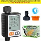 Otomatik Pogamlanabilir Su Zamanlayıcı Sistemi (3.3 Inç Büyük LCD Ekran)