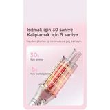 Otomatik Saç Maşası Kalın Su Dalgası 32MM - 30 Saniyede Isınma (Pembe)