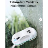 Otomatik Su Püskürtmeli Cam Temizleme Robotu 650mAh Pil ile Güçlü Emiş ve Zahmetsiz Temizlik