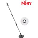 Otomatik Temizlik Setlerine Uyumlu Sap + Mop - Antrasit - Seçenek 1