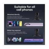Otomobil Cep Telefonu Tutucu, Titreşim Önleyici Mag-Safe Araç Tutucu, 14/13/12 Serisi ve Tüm Akıllı Telefonlar Için, Araç Tutucu, 360° Dönebilir, Mıknatıslı Cep Telefonu Tutucu, Araç