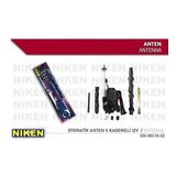 Otomotik anten otomobil bagaj anteni 5 kademeli aparatlı 12volt
