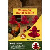 Otomotik Tavuk Suluğu - Nipel Suluk- 20 Adet