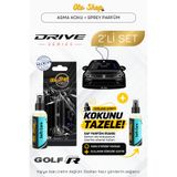 OTOSHOPTR VW GOLF 7.5 R (Siyah) + SOFT CARE 30ml SPREY PARFÜM 2'Lİ SET Oto Araç Kokusu